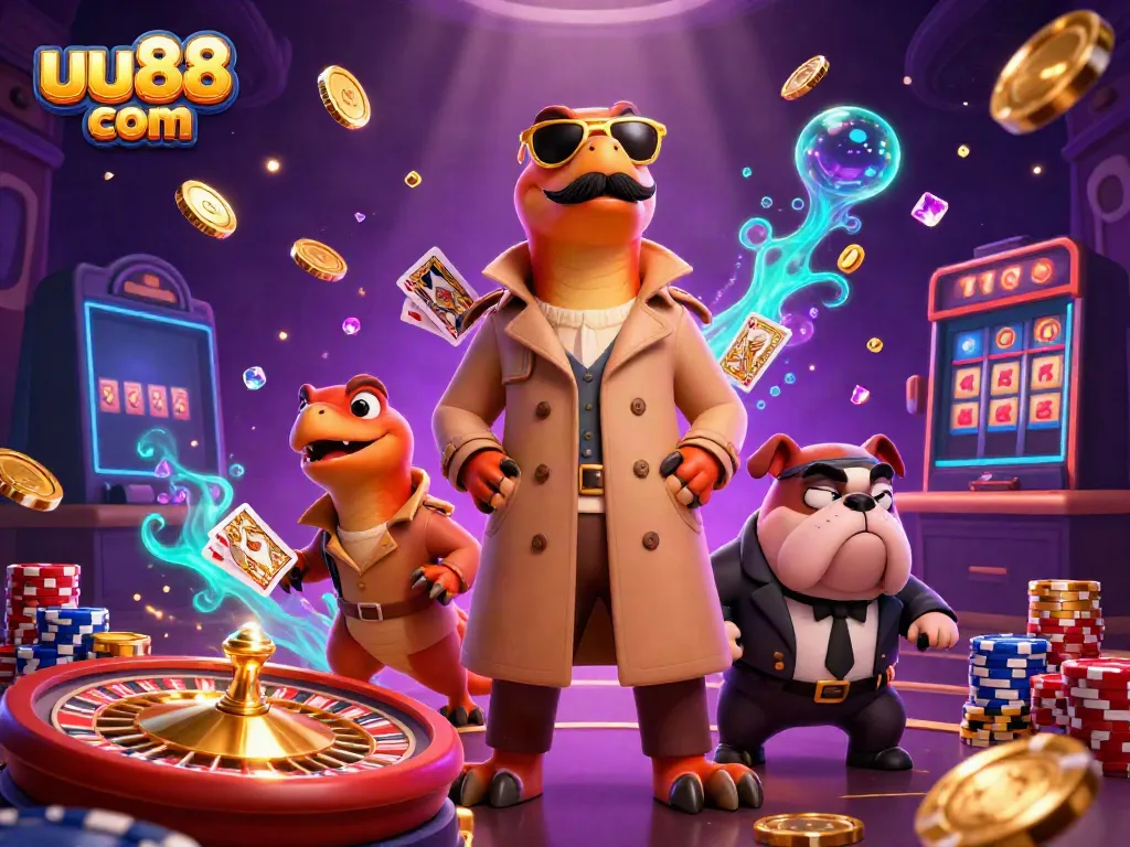 Experience the thrill of gaming at uu88 com with raptors sneaking into VIP casino lounge.
