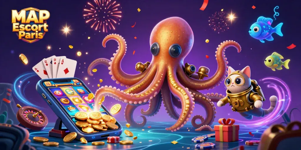 Engage with MAP Escort Paris through thrilling slot games while experiencing vibrant underwater adventures.